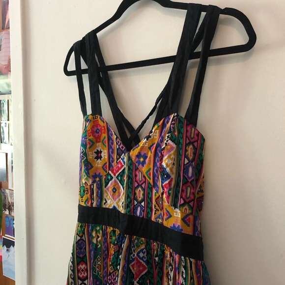 ASOS Rainbow summer dress size 10 - Picture 2 of 8